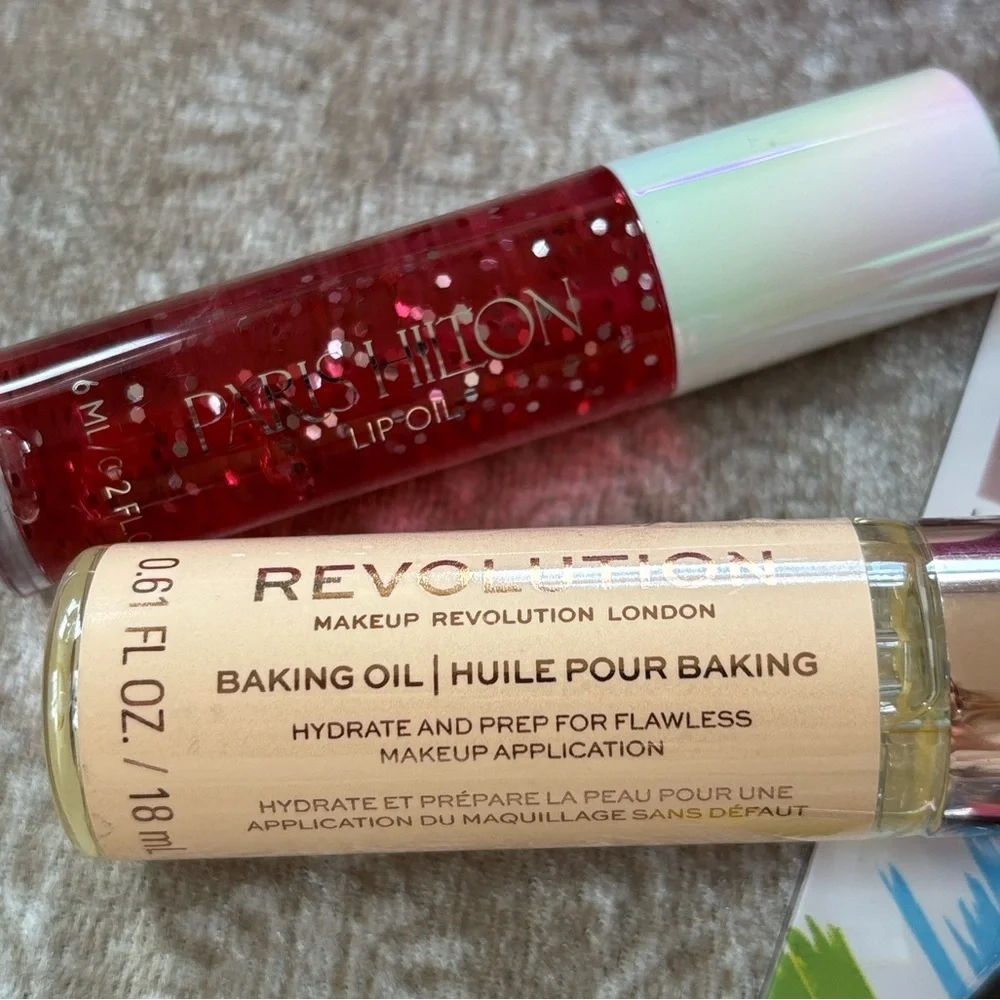 Makeup Revolution Set Foundation Baking Powder Oil Creator Bright Lights Palette
